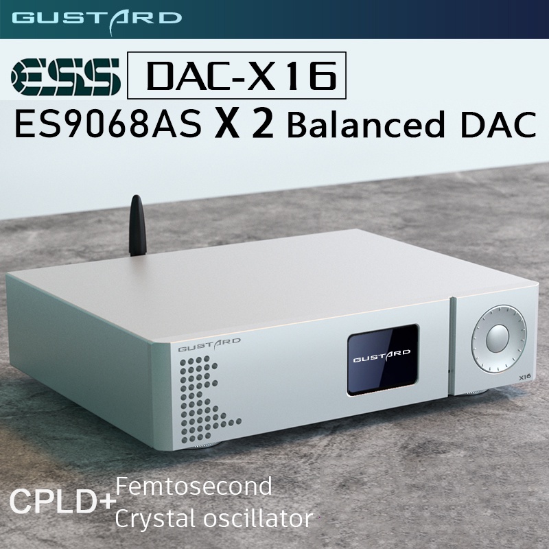 gustard-x16-mqa-dac-a22-mqa-ตัวถอดรหัสสมดุลเรือธง-dac-ak4499-xmos-2021