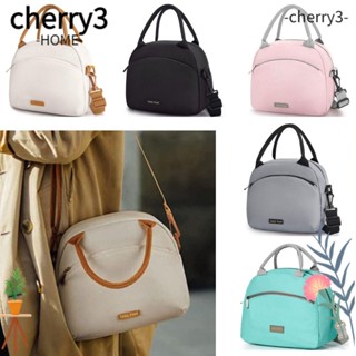 Cherry3 กล่องเบนโตะ กระเป๋าเก็บเครื่องดื่ม เก็บความเย็น ขนาดใหญ่พิเศษ แบบพกพา สําหรับเด็ก และผู้ใหญ่