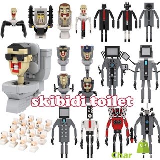 บล็อกตัวต่อเลโก้ รูปหุ่นยนต์ห้องน้ํา Titan Skibidi VS Titan Cameraman Eilik Robot ของเล่นสําหรับเด็กผู้ชาย