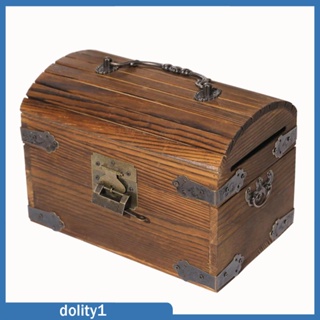 [Dolity1] กล่องไม้เก็บเงิน ประหยัดเงิน สําหรับผู้ใหญ่ เด็กผู้ชาย และผู้หญิง