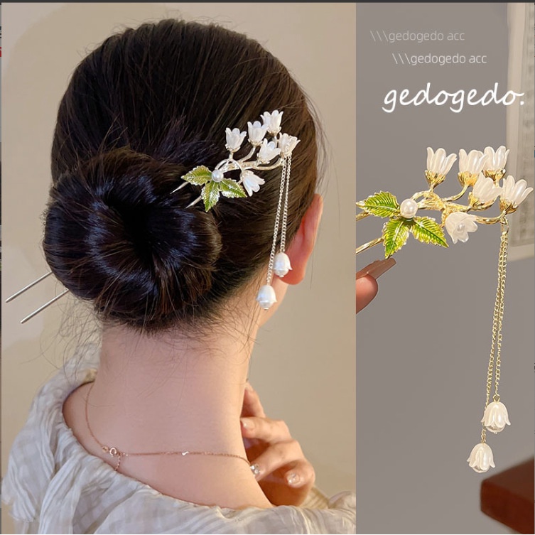 hot-sale-lily-of-the-valley-ancient-style-step-by-step-hairpin-advanced-sense-new-chinese-style-chinese-style-hanfu-raccoon-hairpin-tassel-cheongsam-headdress-plate-hair-8cc