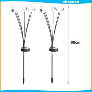 [Ehoyoxa] โคมไฟ LED พลังงานแสงอาทิตย์ สําหรับตกแต่งปาร์ตี้ฮาโลวีน 2 ชิ้น