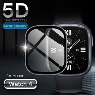 ฟิล์มกันรอยหน้าจอ แบบนิ่ม 5D กันรอยขีดข่วน อุปกรณ์เสริม สําหรับ Honor watch 4 Honor Watch4