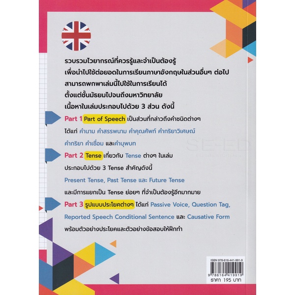 bundanjai-หนังสือ-รวม-grammar-มัธยม-ใช้ได้จนมหาวิทยาลัย