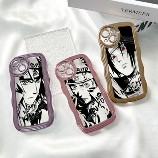 สําหรับ iPhone 12 13 14 Pro Max 12Mini 13Mini 14 Plus เคสโทรศัพท์มือถือ ซิลิโคนนิ่ม แบบใส บางพิเศษ ลายการ์ตูนนารูโตะ หรูหรา
