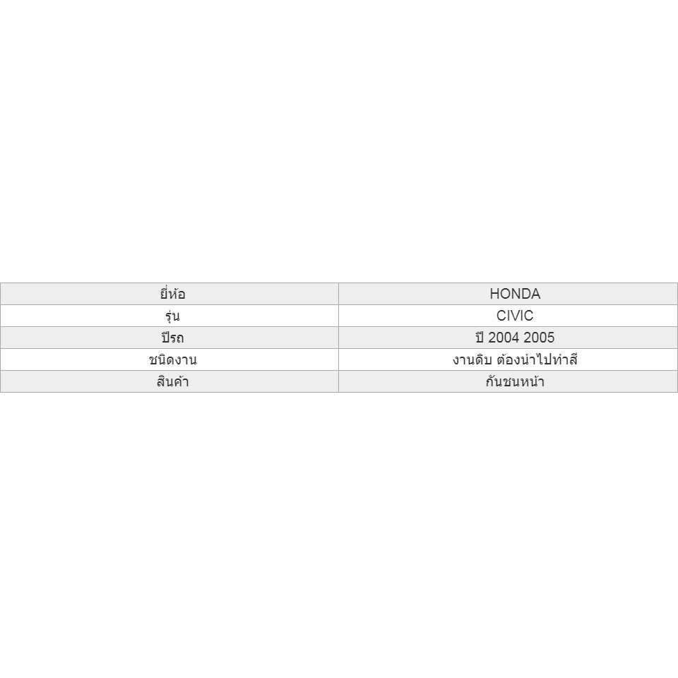 กันชนหน้า-honda-civic-es-dimension-ปี-2004-2005-ฮอนด้า-ซีวิค