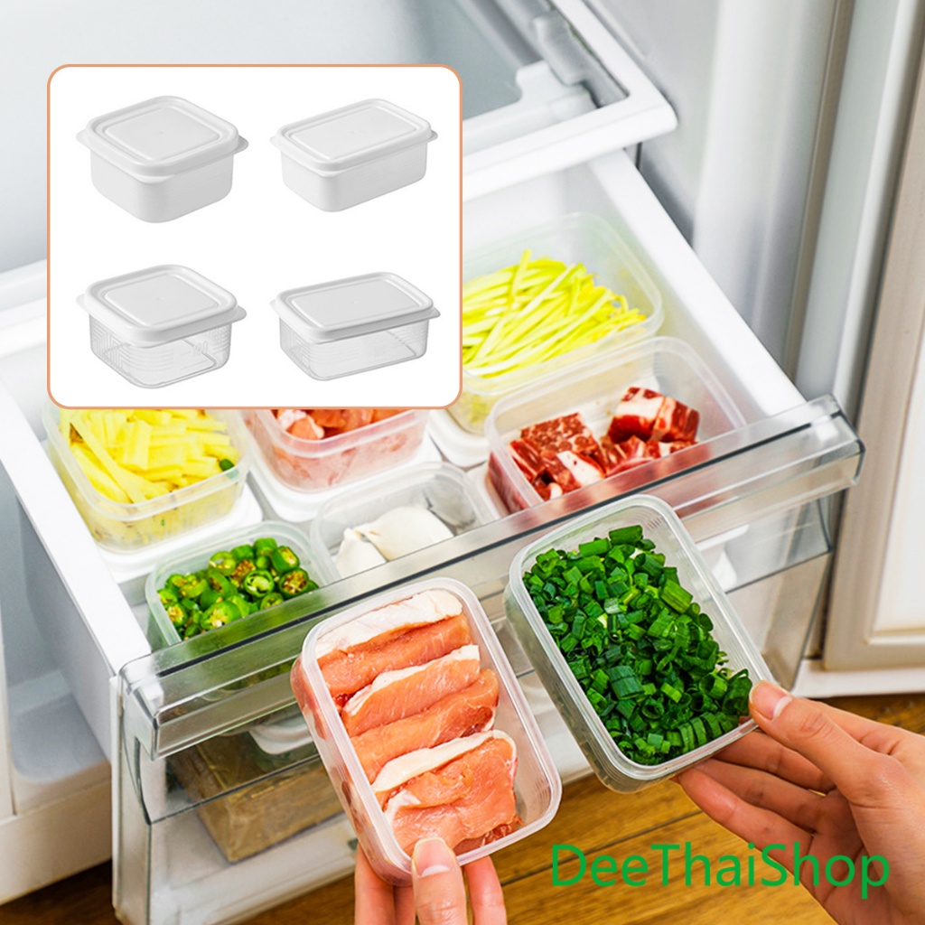 deethai-กล่องเก็บของในตู้เย็น-ถนอมอาหาร-พลาสติก-กล่องพลาสติก-storage-box