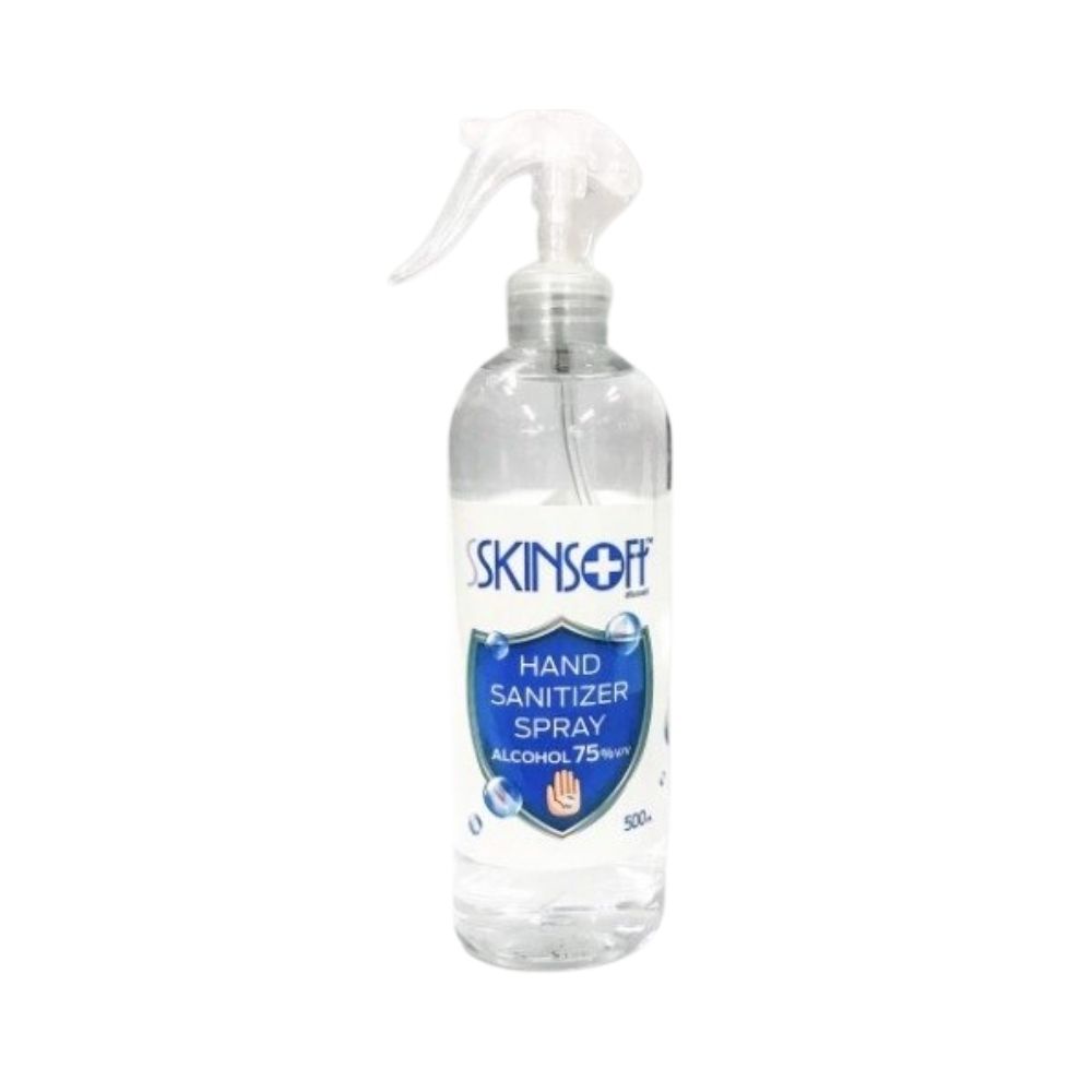 SKINSOFT Hand Sanitizer Spray สเปรย์แอลกอฮอล์ 75 % (500ml.) | Shopee ...