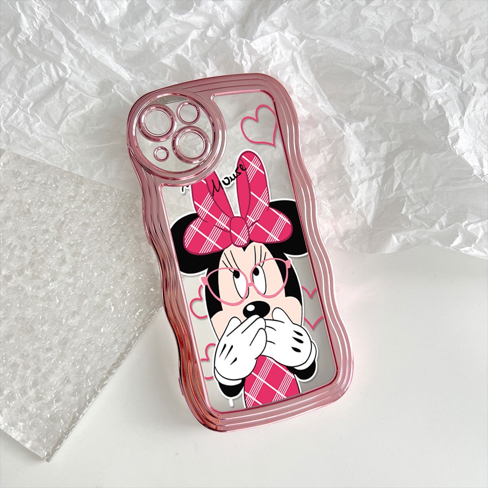 สําหรับ-iphone-12-13-14-pro-max-12mini-13mini-14-plus-เคสโทรศัพท์มือถือ-ซิลิโคนนุ่ม-ใส-บางมาก-ลายมิกกี้-มินนี่-หรูหรา