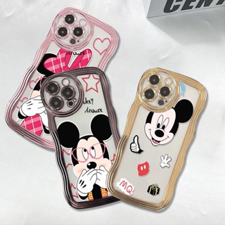 สําหรับ Vivo Y21 Y21S Y21A Y21T Y21e Y21G Y33S Y33T T1X 4G เคสโทรศัพท์มือถือ ซิลิโคนนุ่ม ใส บางมาก ลายมิกกี้ มินนี่ หรูหรา