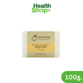 Tropicana Non Preservative สบู่ก้อนน้ำมันมะพร้าว 100g. ทรอปิคานา