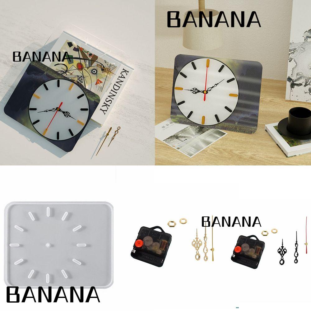 banana1-แม่พิมพ์ซิลิโคน-รูปนาฬิกาแขวน-สําหรับตกแต่งบ้าน