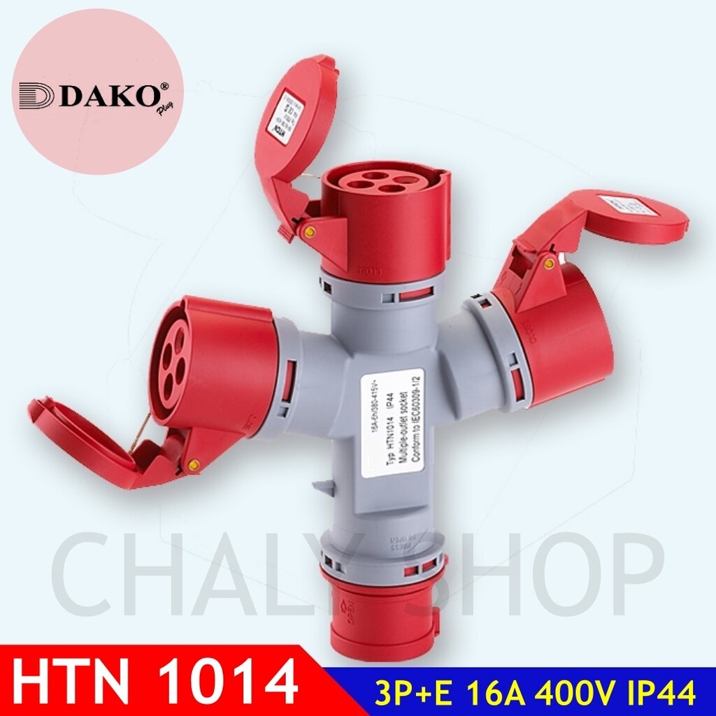 dako-plug-htn1014-ปลั๊กกระจายไฟเข้า-1-ออก-3-3p-e-16a-400v-ip44