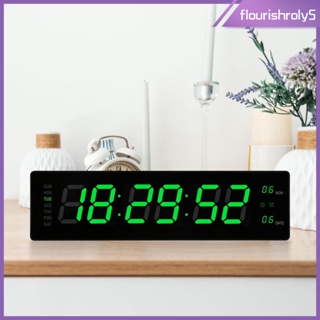 [Flourishroly5] นาฬิกาปลุกดิจิทัลตั้งโต๊ะ พร้อมวันที่ LED สําหรับห้องโถง ข้างห้องนอน