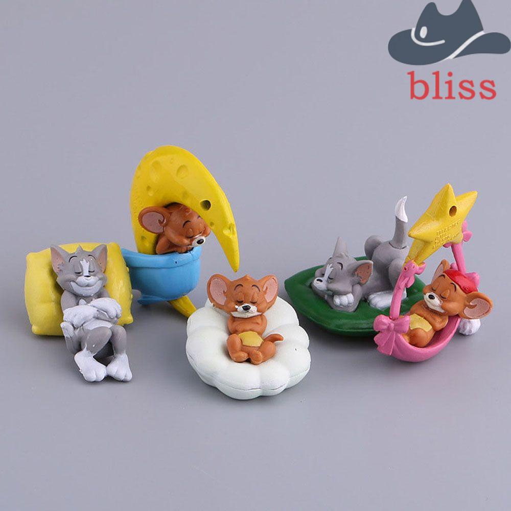 bliss-ตุ๊กตาฟิกเกอร์-tom-amp-jerry-tom-amp-jerry-pvc-ขนาดเล็ก-สําหรับตกแต่งบ้าน