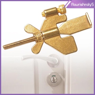 [Flourishroly5] ตัวล็อกประตู แบบพกพา ติดตั้งง่าย เพื่อความปลอดภัย