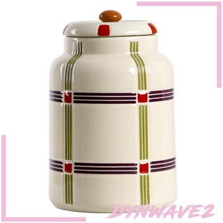 [Dynwave2] กระป๋องเก็บเมล็ดกาแฟ ขนมขบเคี้ยว แบบเคลือบ พร้อมฝาปิด สําหรับบ้าน ห้องครัว
