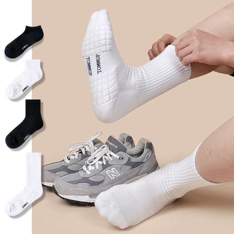 ถุงเท้ากีฬาบาสเก็ตบอล-แบบหนา-ดูดซับเหงื่อได้ดี