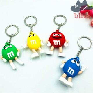 พวงกุญแจ จี้รูปการ์ตูน M&amp;M’S เหมาะกับของขวัญ สําหรับตกแต่งรถยนต์ และกระเป๋า