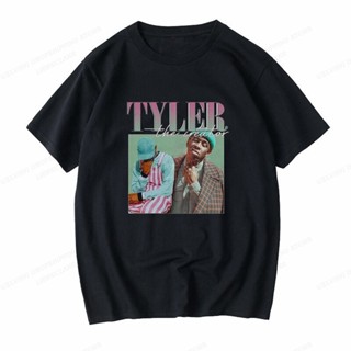 เสื้อยืดผ้าฝ้าย แขนสั้น พิมพ์ลาย Tyler The Creator สไตล์ฮิปฮอป ขนาดใหญ่ สําหรับผู้ชาย Y2K