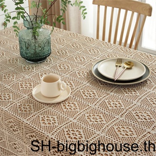 ผ้าปูโต๊ะ เสื่อกาน้ําชา ผ้าคลุมโต๊ะ การออกแบบพับได้ การออกแบบถัก การออกแบบที่สวยงาม ตกแต่งห้องนั่งเล่น กันฝุ่น