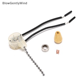 Blowgentlywind สวิตช์สายไฟโซ่ สีทอง สีเงิน แบบเปลี่ยน สําหรับพัดลมติดเพดาน BGW