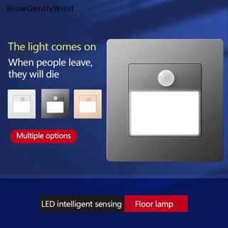 Blowgentlywind ไฟกลางคืน LED 180-240V เซนเซอร์ตรวจจับการเคลื่อนไหว PIR 1 ชิ้น BGW