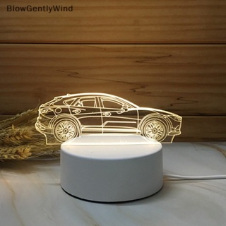 Blowgentlywind ฐานโคมไฟ LED 3D อะคริลิค ABS อุปกรณ์เสริม BGW