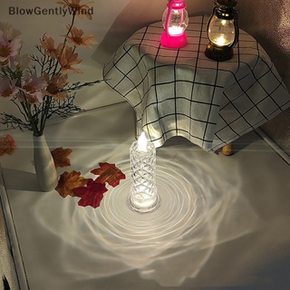 Blowgentlywind โคมไฟ LED คริสตัล รูปดอกกุหลาบน่ารัก สไตล์เกาหลี สร้างสรรค์ สําหรับตกแต่งร้านอาหาร