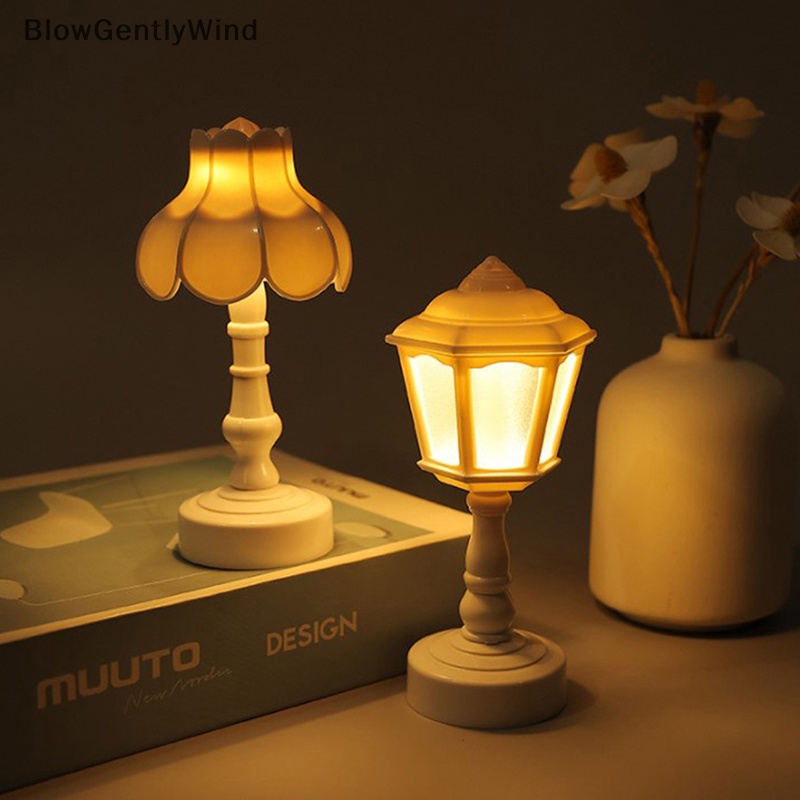 blowgentlywind-โคมไฟตั้งโต๊ะ-led-รูปดอกบัว-ขนาดเล็ก-สไตล์เรโทร-สําหรับตกแต่งบ้าน-ห้องนอน-ห้องนั่งเล่น