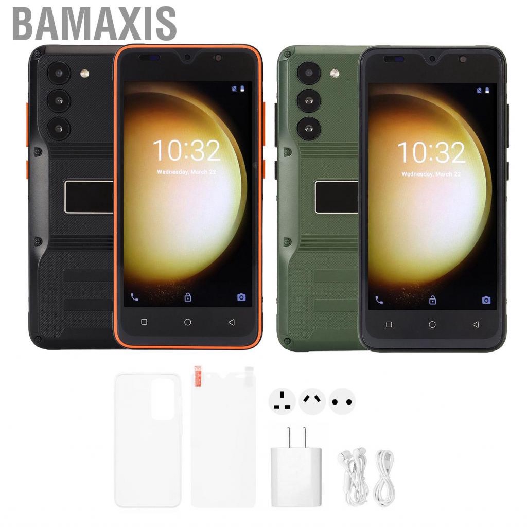 bamaxis-5-0in-unlocked-phone-rugged-dustproof-100-240v-multi-language-support-cell-4gb-ram-32gb-rom-for-android-10-outdoors