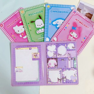 Kawaii Sanrio สติกเกอร์กระดาษโน้ต ลายการ์ตูนอนิเมะน่ารัก หลากสี เครื่องเขียน สําหรับโรงเรียน สํานักงาน