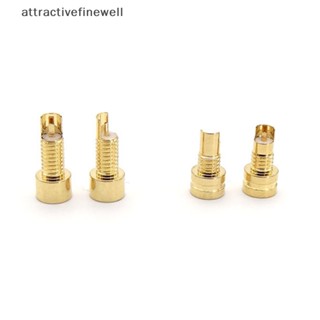 [attractivefinewell] ขายดี อะแดปเตอร์ปลั๊กเชื่อมต่อสายแจ็คทองแดง PCB IE800 MMCX ตัวเมีย สําหรับ TIV DIY