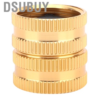 Dsubuy Brass Material Garden Hose Splitter Connector Rustproof 3/4  Threaded