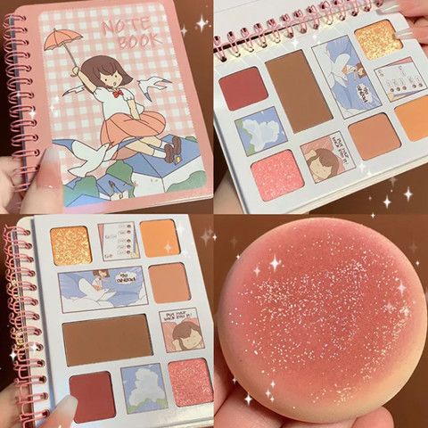 daily-optimization-recommended-diary-for-internet-celebrities-6-color-eye-shadow-plate-waterproof-and-non-makeup-ins-high-value-students-daily-sparkling-superflash-8-21