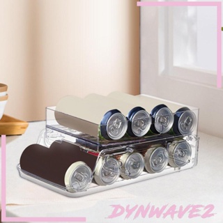 [Dynwave2] ชั้นวางเครื่องดื่ม แบบใส 2 ชั้น สําหรับตู้เย็น เคาน์เตอร์ ตู้
