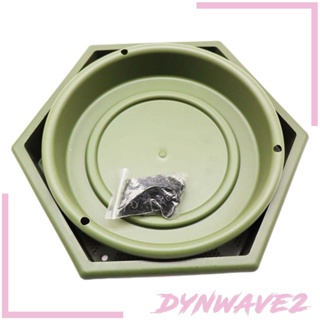 [Dynwave2] ถาดให้อาหารนก แบบแขวน น้ําหนักเบา พร้อมตะขอ สําหรับนกแก้ว นกขมิ้น นกค็อกคาโต้ 2 ชิ้น