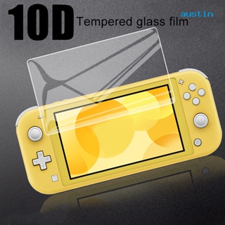 [AY] ฟิล์มกระจกนิรภัยกันรอยหน้าจอ 10D 9H สําหรับ Nintendo Switch Lite Mini
