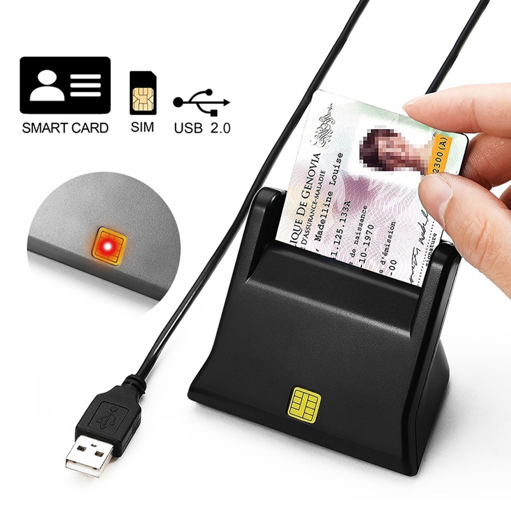 เครื่องอ่านบัตรประจำตัวประชาชน-เครื่องอ่านบัตรสมาร์ทการ์ด-usb-2-0-ธนาคาร-abs-ไฟ-led-แสดงสถานะ-ic