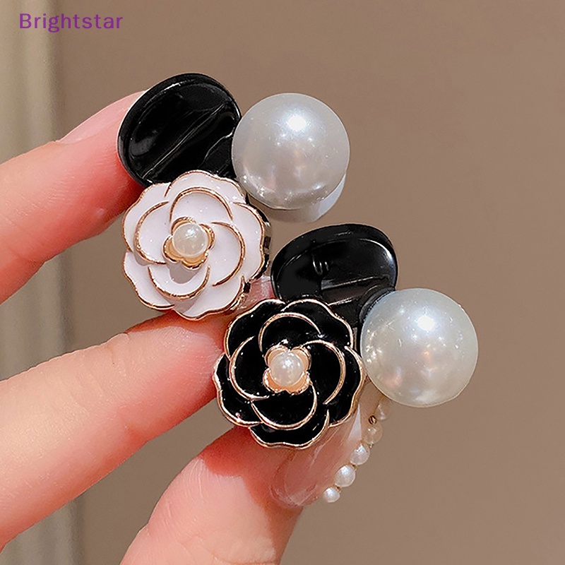 brightstar-กิ๊บติดผม-รูปดอกคามิเลีย-ประดับไข่มุก-ขนาดเล็ก-สไตล์วินเทจ-สีดํา-และสีขาว-สําหรับงานเลี้ยง-ใหม่