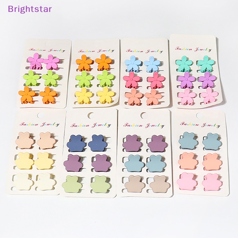 brightstar-กิ๊บติดผมหน้าม้า-ลายดอกไม้-สําหรับเด็ก-6-ชิ้น-ต่อชุด