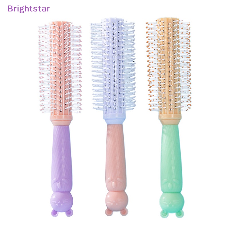 brightstar-หวีแปรงหวีผม-แบบเกลียว-ทรงกลม-ลายการ์ตูน-สําหรับร้านทําผม-ร้านตัดผม