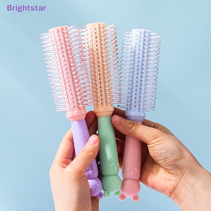 brightstar-หวีแปรงหวีผม-แบบเกลียว-ทรงกลม-ลายการ์ตูน-สําหรับร้านทําผม-ร้านตัดผม