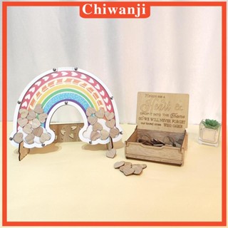 [Chiwanji] หนังสือแขกแต่งงาน สีรุ้ง สําหรับงานแต่งงาน