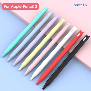 [AY] เคสปากกาสไตลัส ซิลิโคน ลายแมวน่ารัก กันรอยขีดข่วน กันลื่น สําหรับ iPad Pencil 2