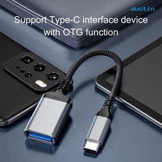 [AY]OTG อะแดปเตอร์แปลงสายเคเบิ้ล Type-C เป็น USB 3 OTG ความเร็วสูง แบบพกพา สําหรับโทรศัพท์มือถือ