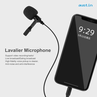 [AY] ไมโครโฟนบันทึกเสียง ลดเสียงรบกวน Type-C แบบพกพา สําหรับคอมพิวเตอร์ PC ไลฟ์สด