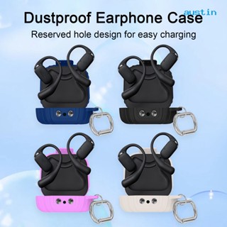 [AY] เคสซิลิโคน กันน้ํา กันฝุ่น กันรอยขีดข่วน พร้อมตะขอ สําหรับหูฟังไร้สาย Shokz shaolin Openfit T910
