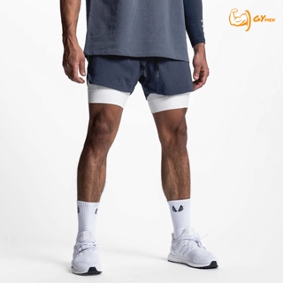 [GYMen] กางเกงขาสั้น กางเกงบาสเก็ตบอล แบบแห้งเร็ว สามจุด ใส่ออกกําลังกาย วิ่ง สองชิ้น สําหรับผู้ชาย