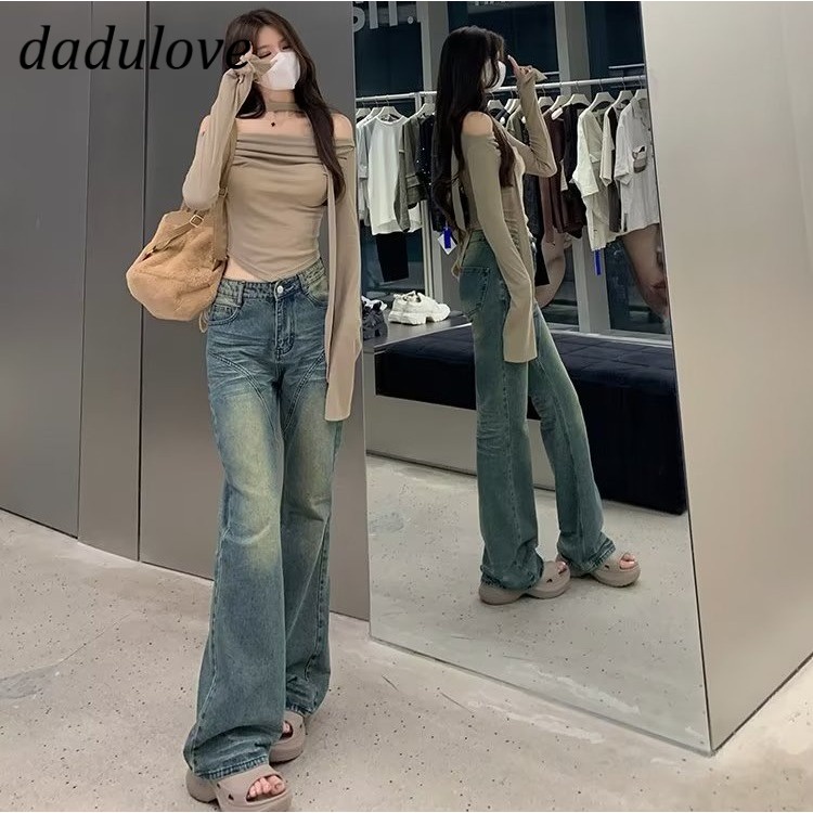 dadulove-new-american-ins-high-street-retro-jeans-niche-high-waist-loose-wide-leg-pants-plus-size-trousers